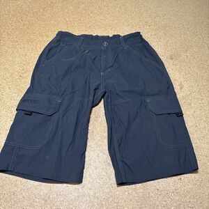 KUHL Youth Cargo Shorts Gray - Large 14-16 Kids / Boys Adjustable G3